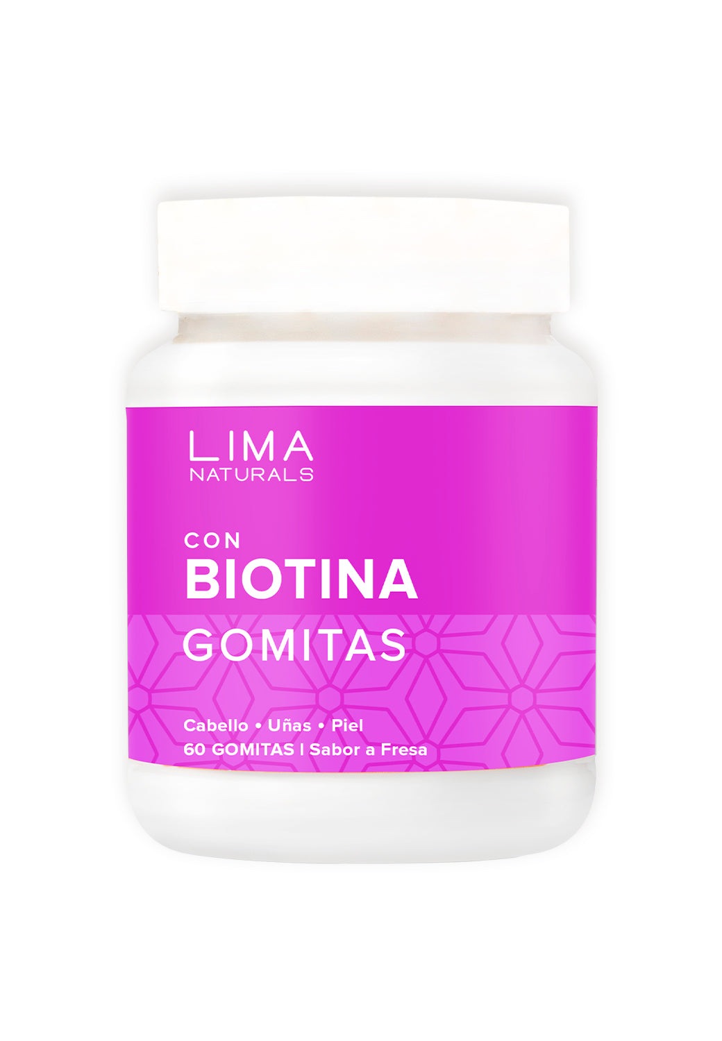 Biotina 60 gomitas Lima Naturals