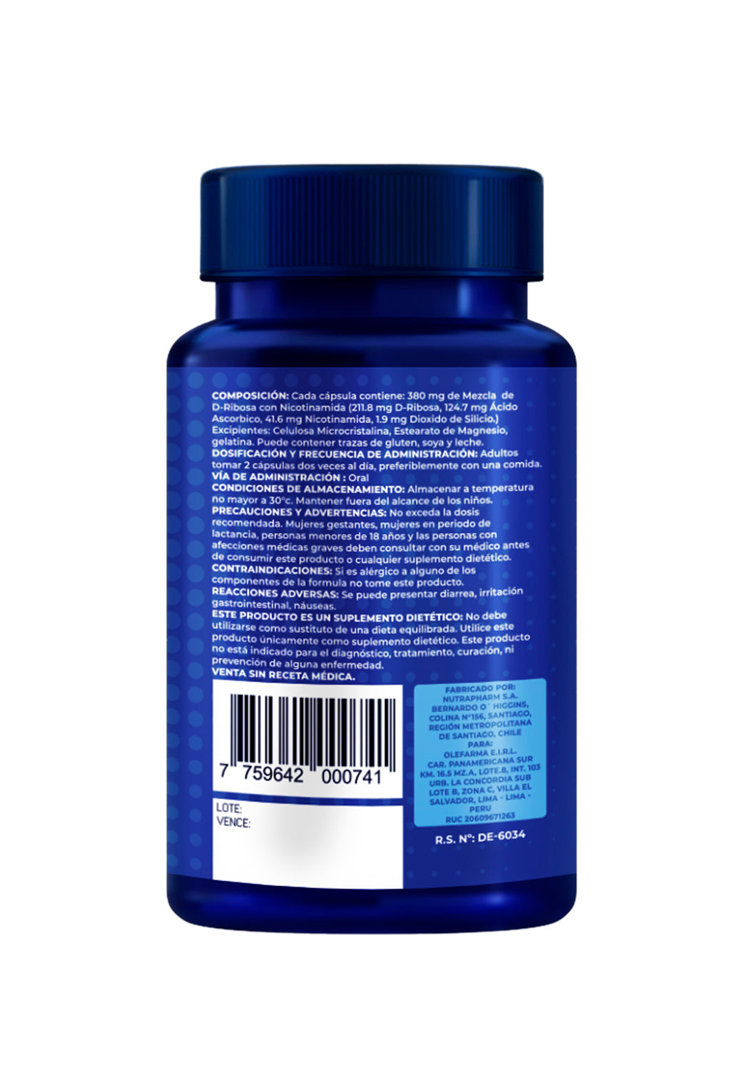 RejuveNAD+ 60 capsulas Gusevit