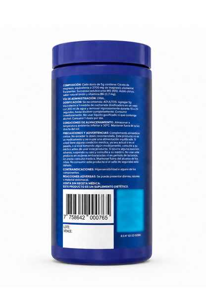 Citrato de Magnesio sabor limon 200 gramos Gusevit
