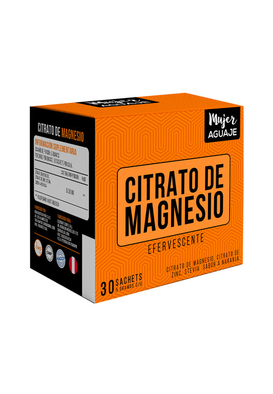 Citrato de Magnesio Efervescente 30 sachets Mujer Aguaje