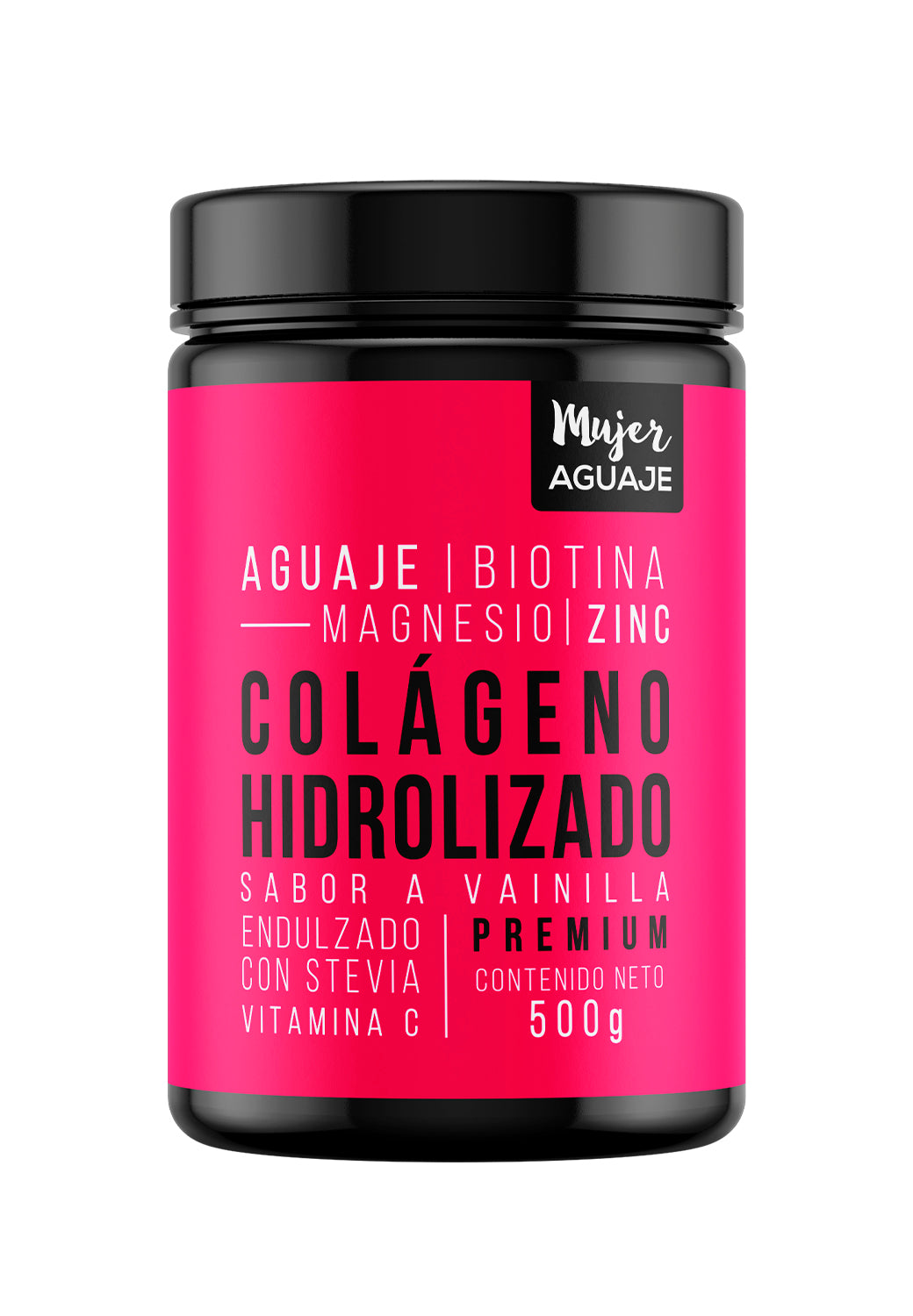 Colageno Hidrolizado sabor a vainilla 500 gramos Mujer Aguaje