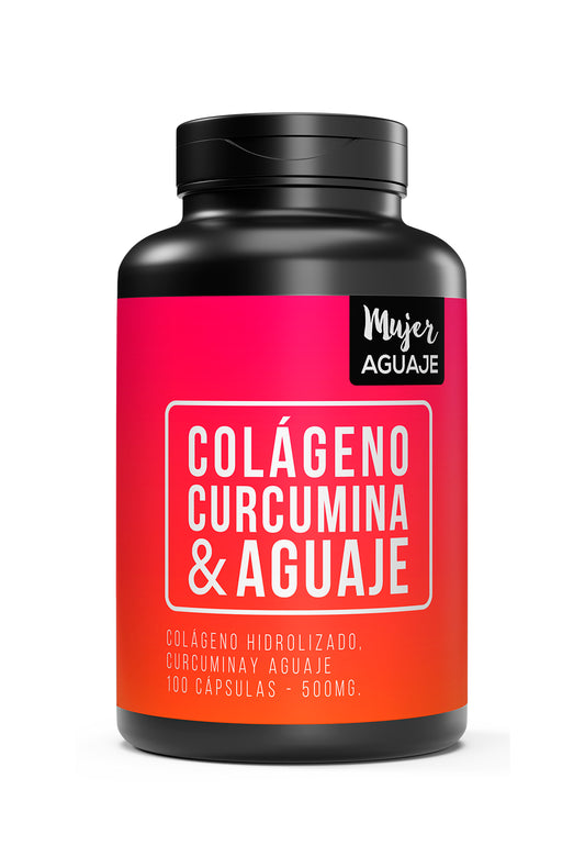Colageno, Curcumina & Aguaje 100 capsulas Mujer Aguaje