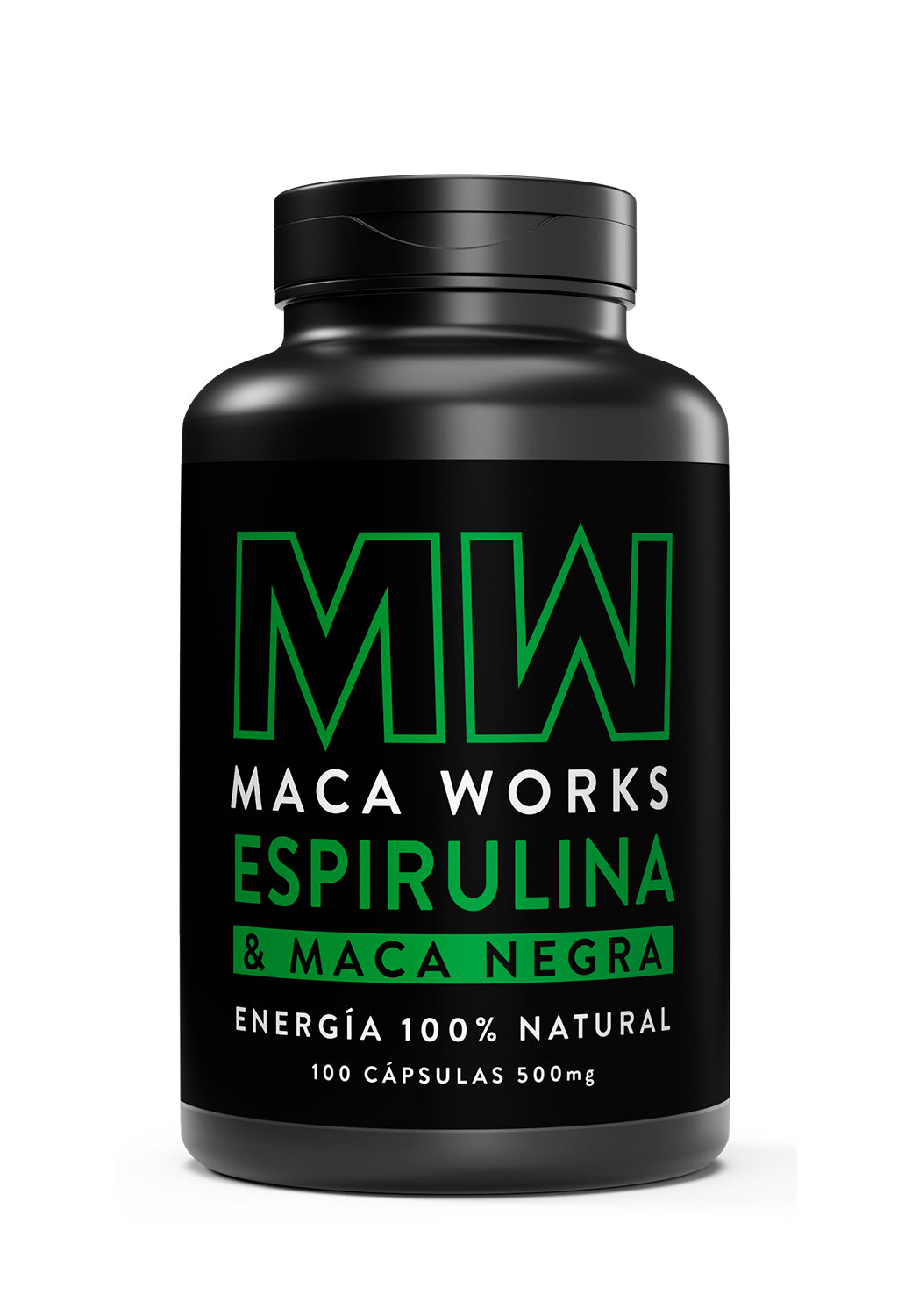 Espirulina & Maca Negra 100 capsulas Maca Works