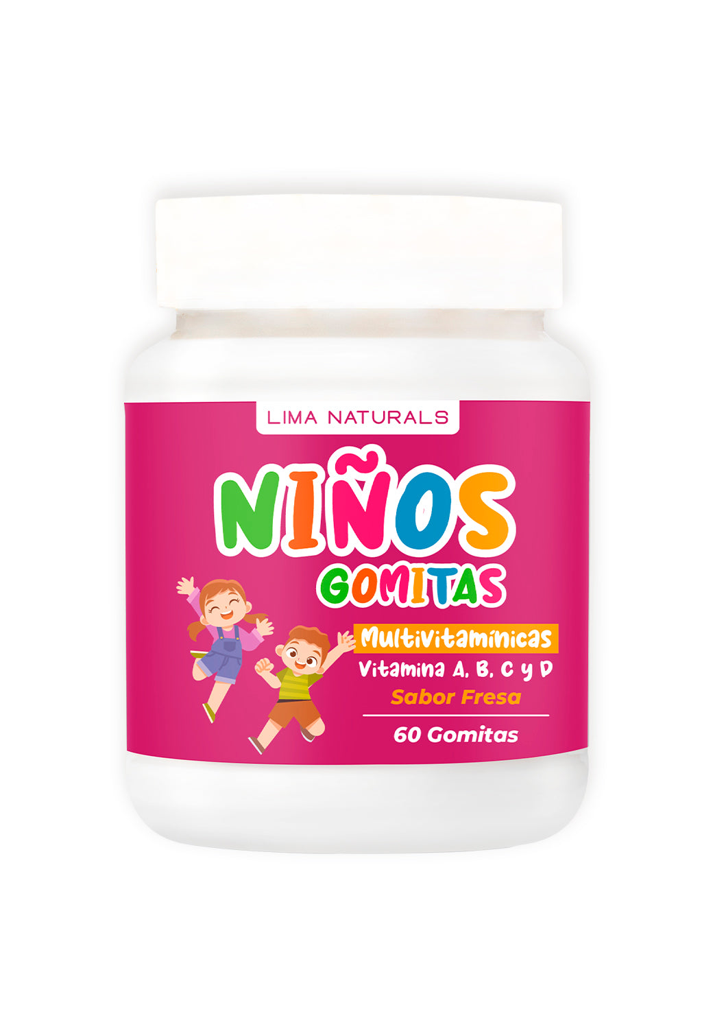 Multivitamínicas Niños 60 gomitas Lima Naturals