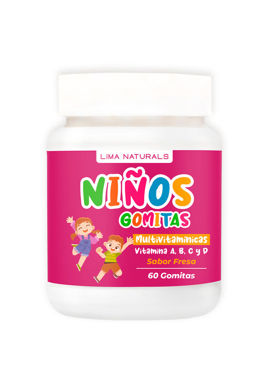 Multivitamínicas Niños 60 gomitas Lima Naturals