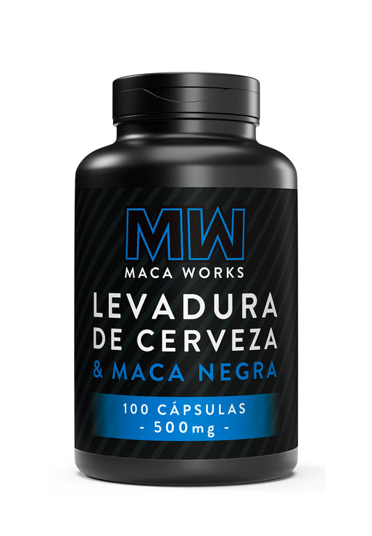 Levadura de Cerveza & Maca Negra 100 capsulas Maca Works